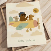 Little Explorer – Nursery & Kids Canvas Wall Art