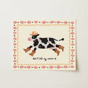 Western Cow – Arte de pared costera
