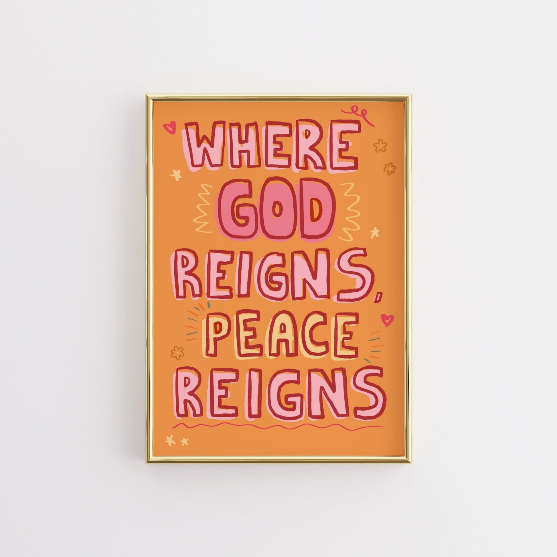 Décoration encourageante pour la foi