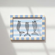 Blue Mermaid Tails – Coastal Wall Art
