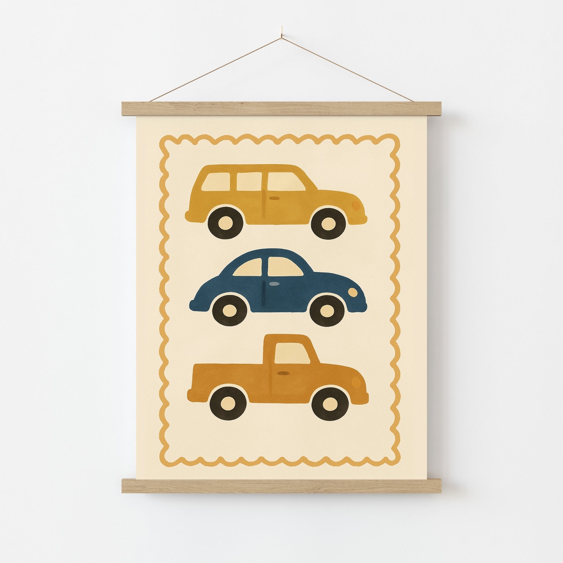 Car Nursery Wall Art