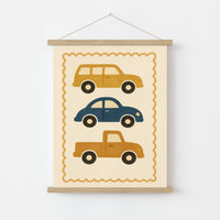 Car Nursery Wall Art