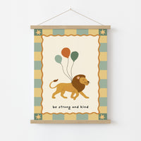 Cute Nursery Animal Print, Christian Nursery Decor