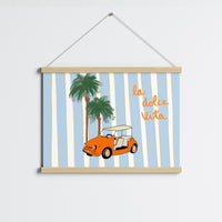 La Dolce Vita Print – Retro Italian Summer Art