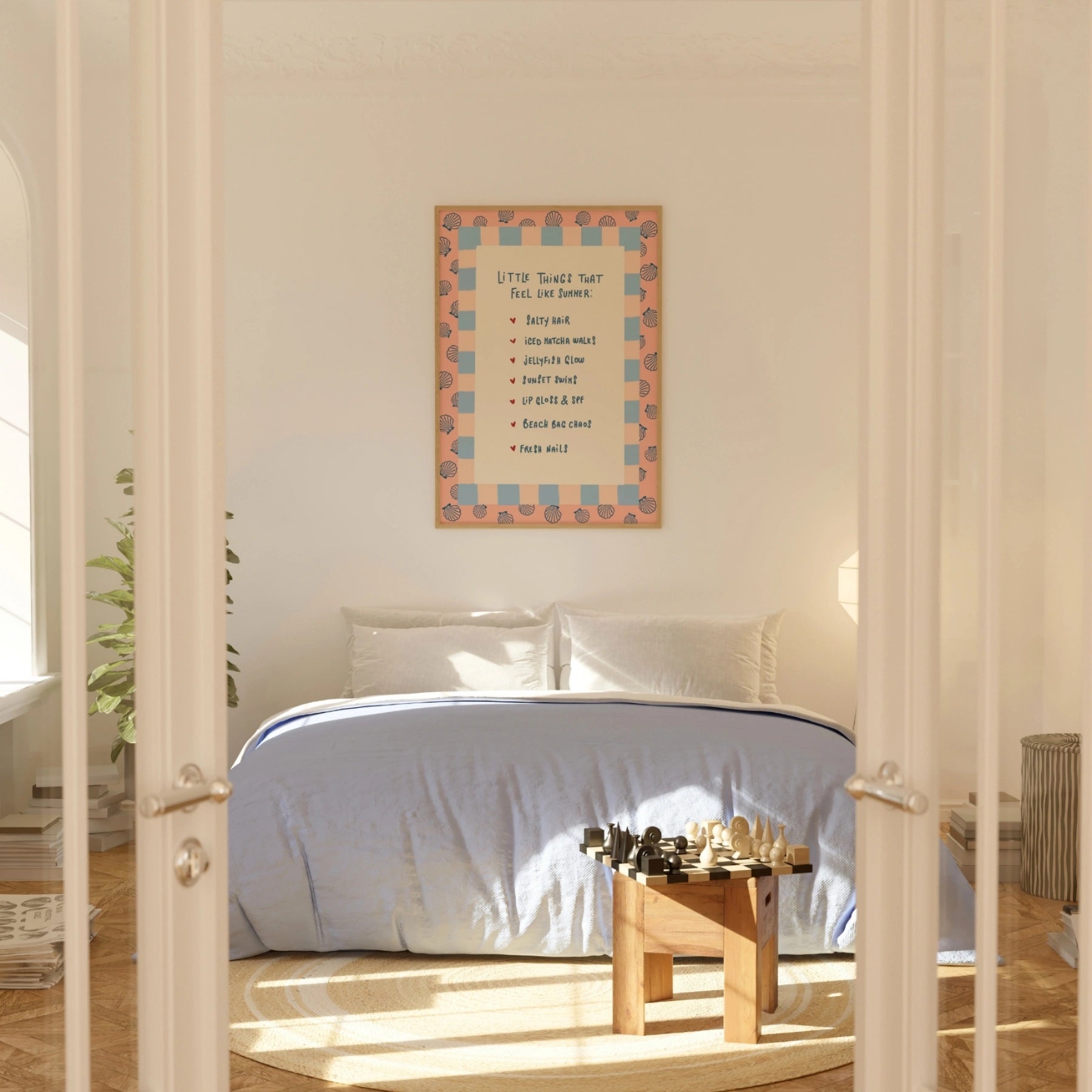 Preppy Summer Decor, Coastal Wall Decor
