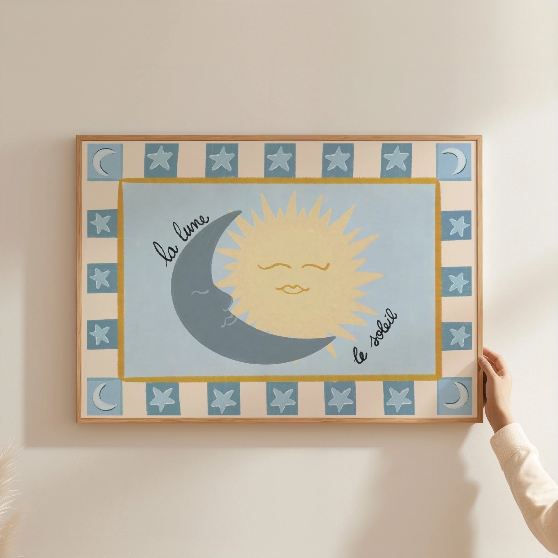 Stampa per camera bambini celestiale