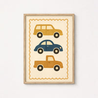 Car Nursery Wall Art