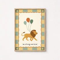 Cute Nursery Animal Print, Christian Nursery Decor