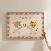 Whimsical Ball Game – Poster per bambini