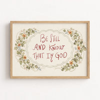 Cottagecore Religious Wall Art, Christian Wall Decor