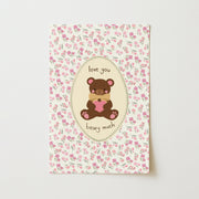 Love You Beary Much – Nursery & Kids Wall Art
