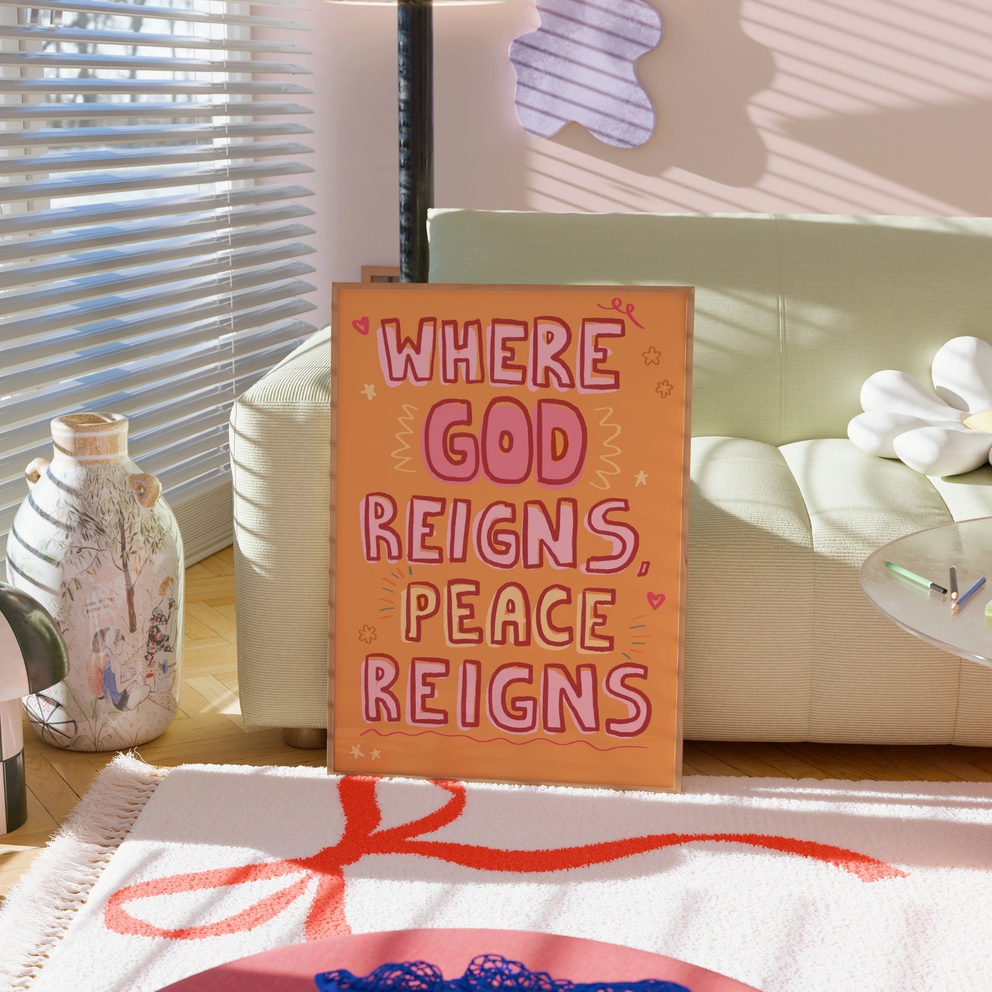 Décoration encourageante pour la foi