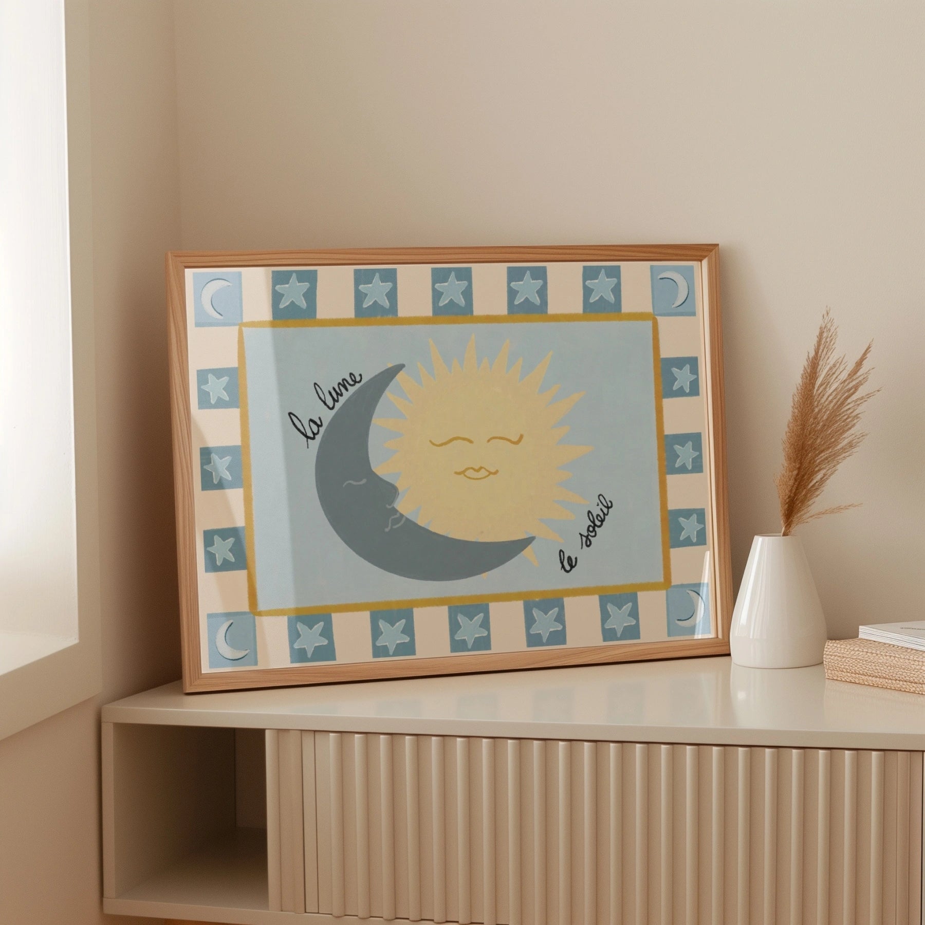 Stampa per camera bambini celestiale