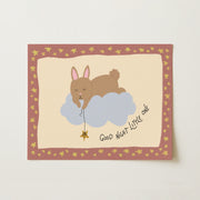 Sleeping Bunny – Nursery & kids wall art
