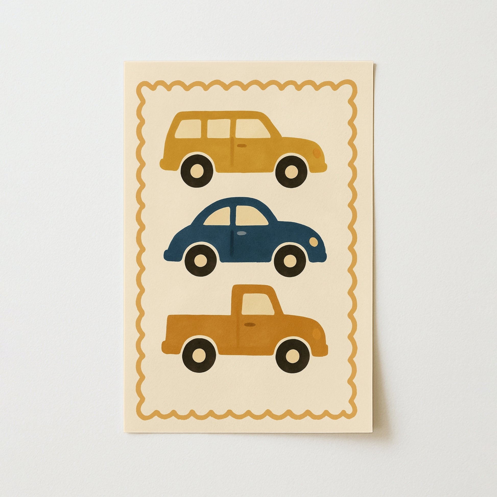 Car Nursery Wall Art