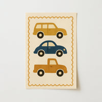 Car Nursery Wall Art