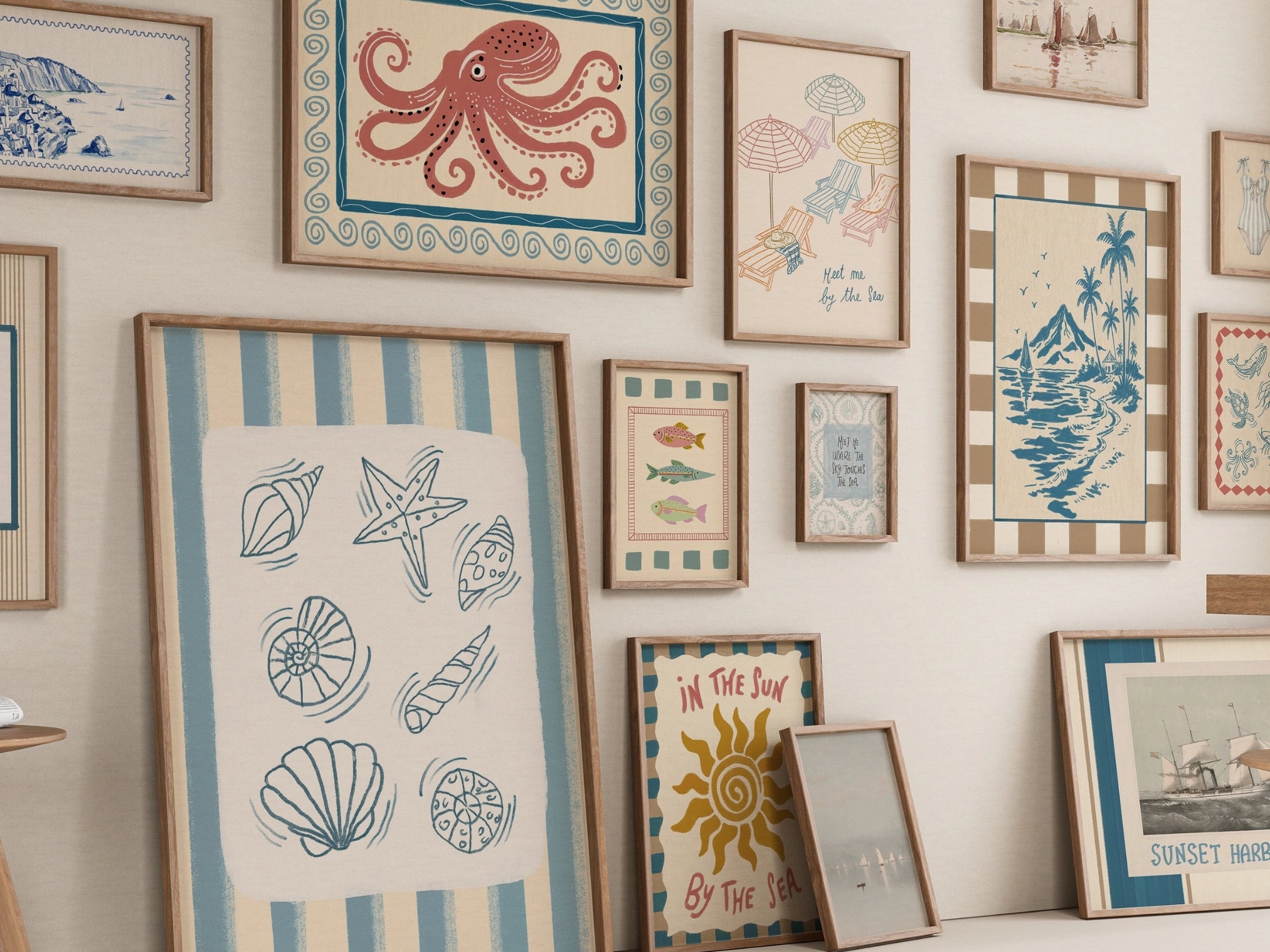 Coastal Digital Prints