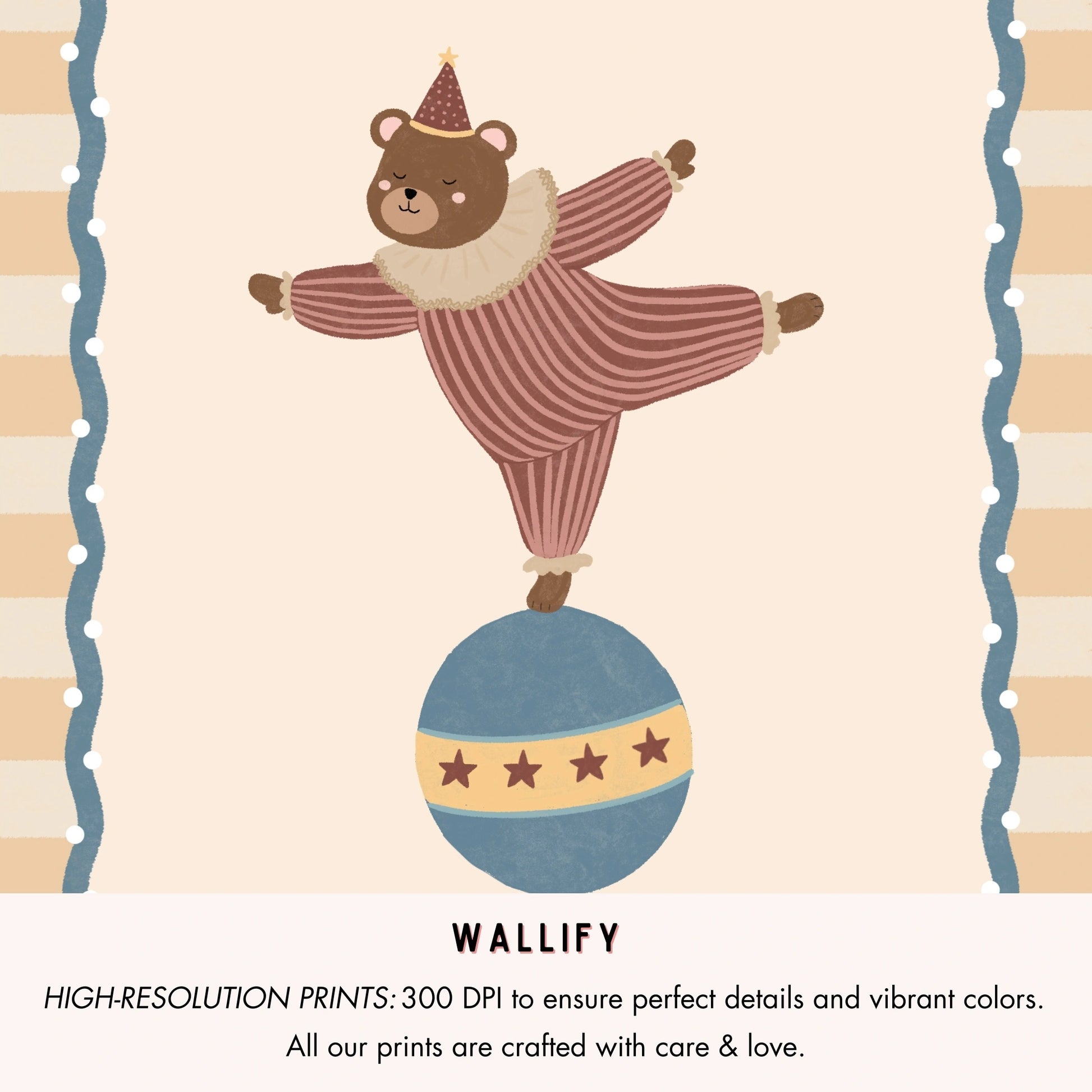 Decoración infantil de circo hecha a mano, 20 láminas