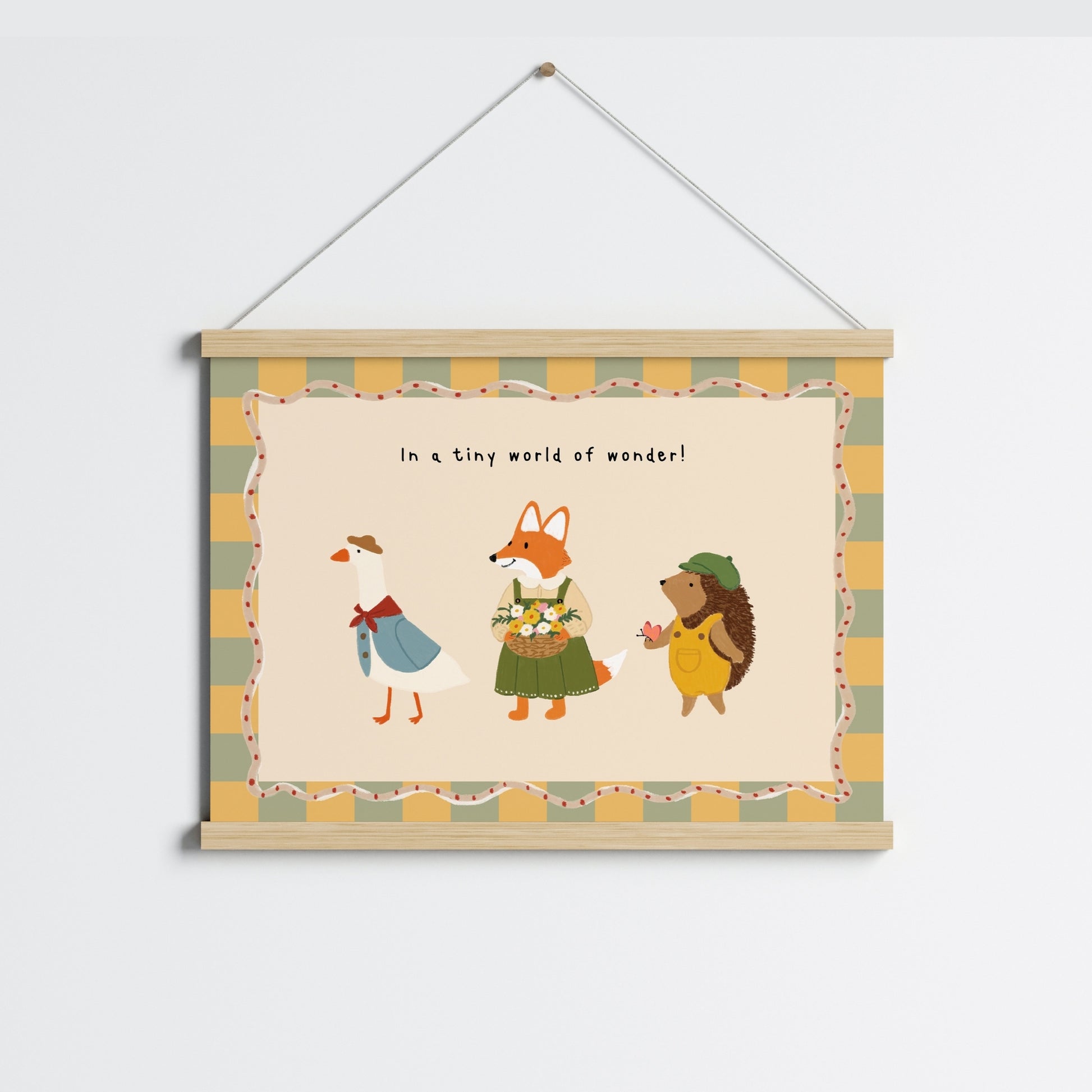 Stampa Animali del bosco per cameretta