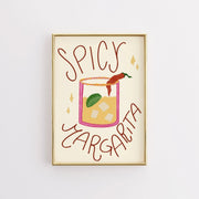 Spicy Margarita Bar Cart Decor - Poster da cucina