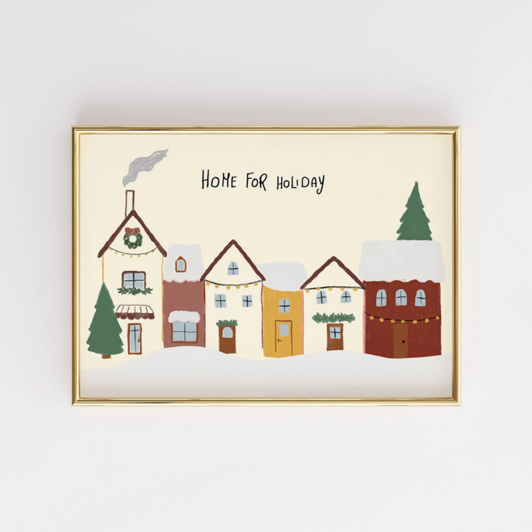 Christmas Village Wall Art