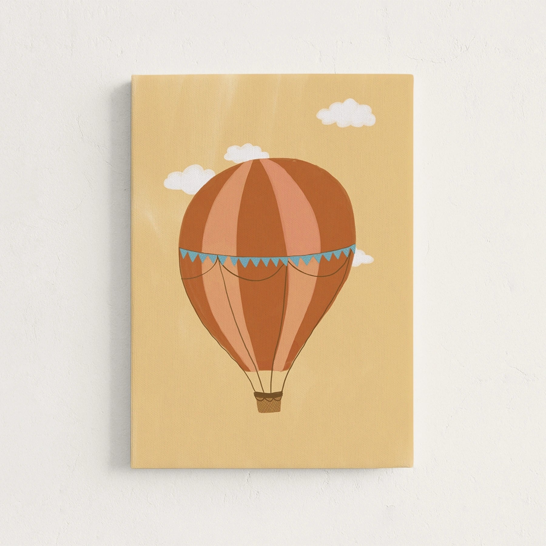 Vintage Hot Air Balloon Canvas Print