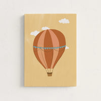Vintage Hot Air Balloon Canvas Print