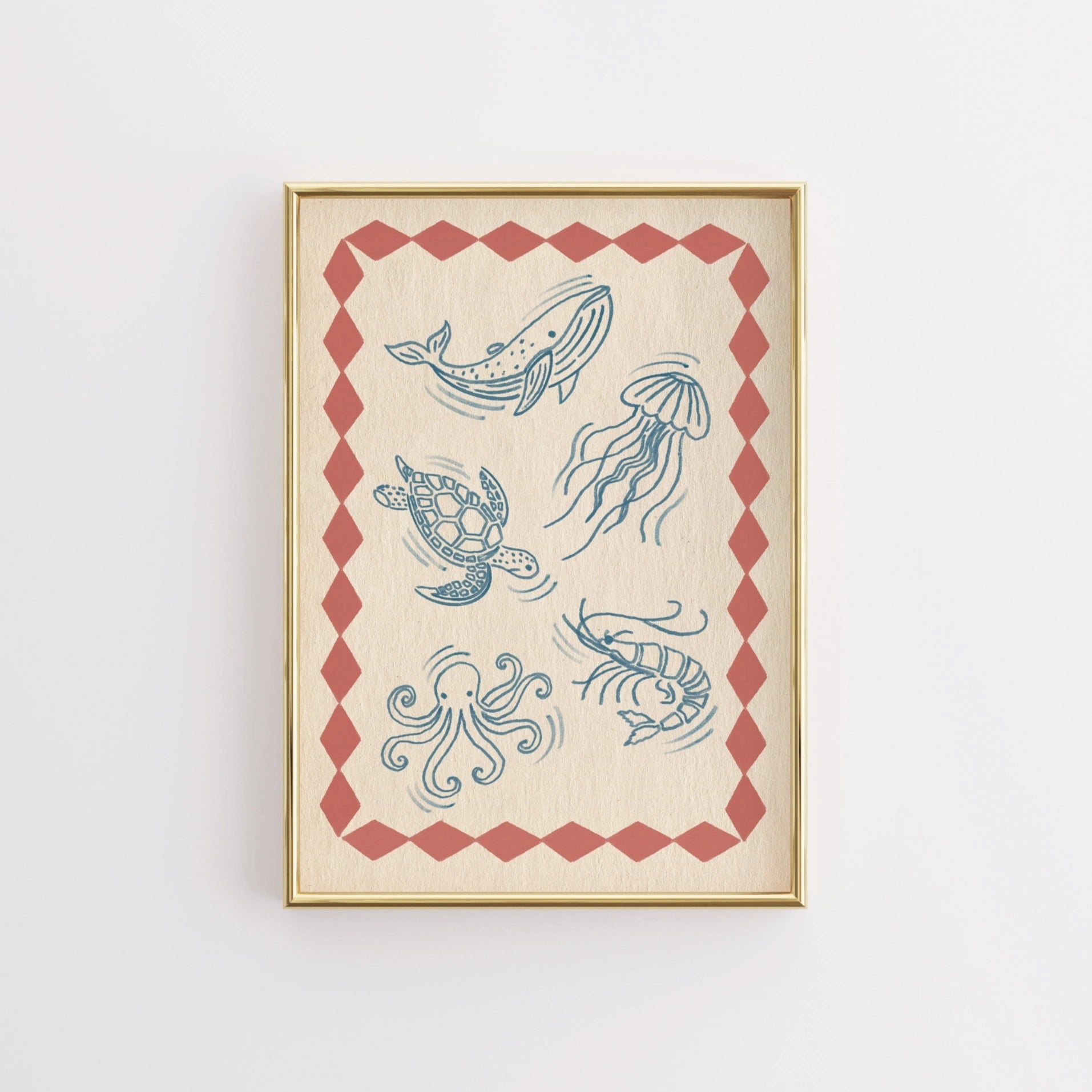 Décoration côtière sirène