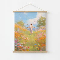Jesus in Bloom – Peaceful Christian Wall Art