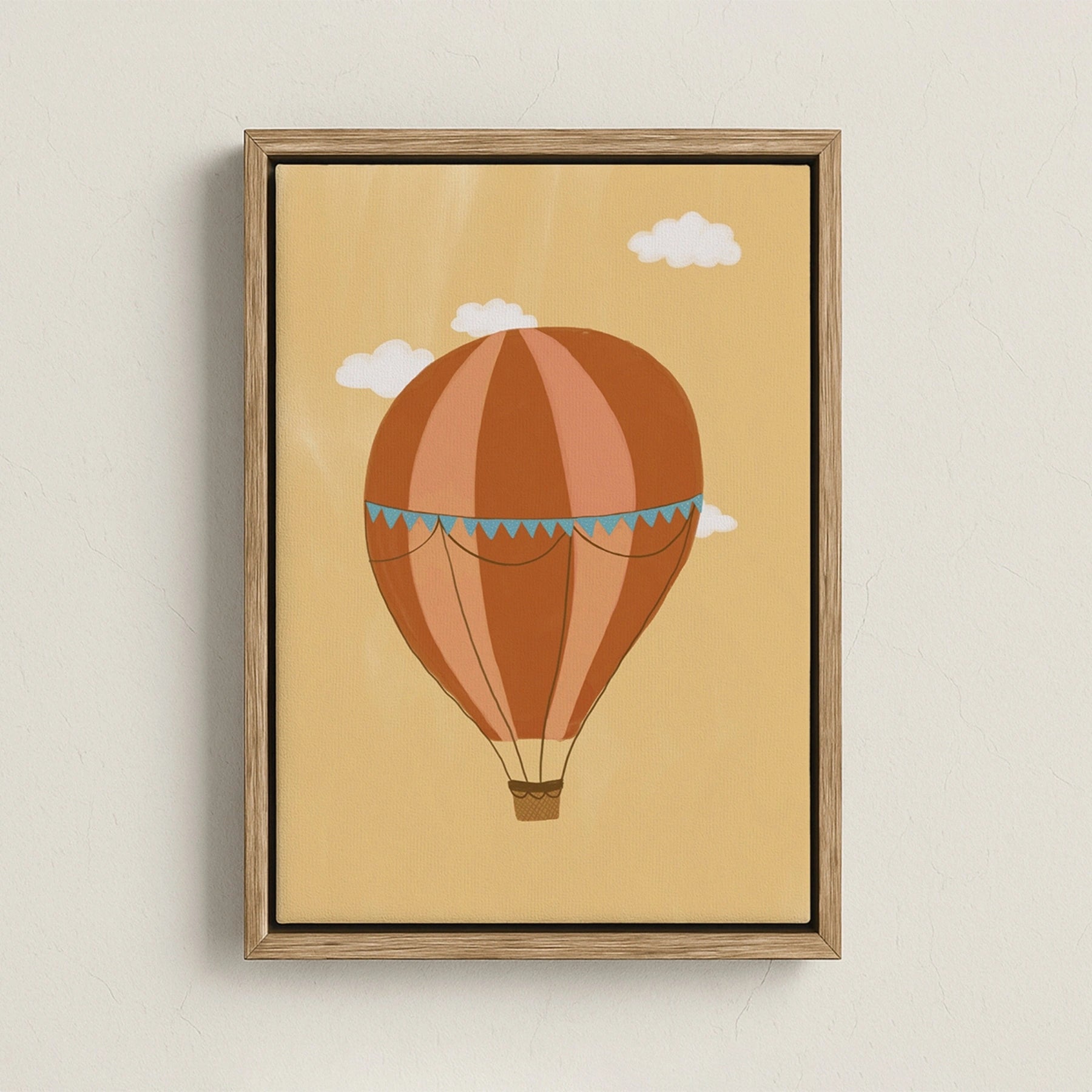 Vintage Hot Air Balloon Canvas Print