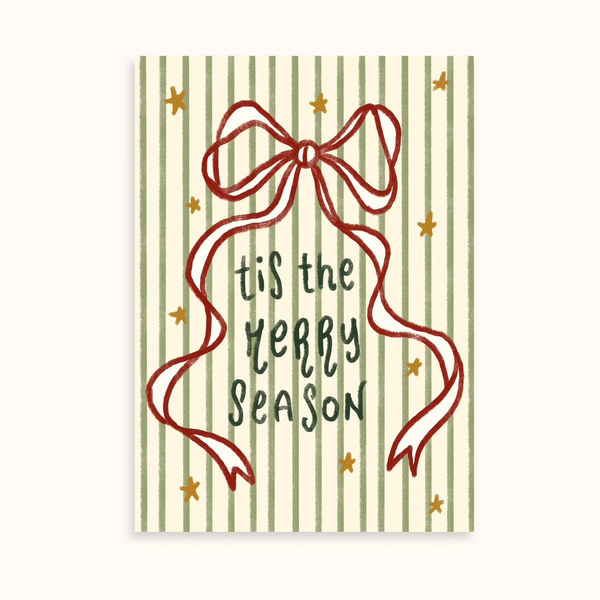 Fiesta de Navidad retro – Set de 3 pósters navideños