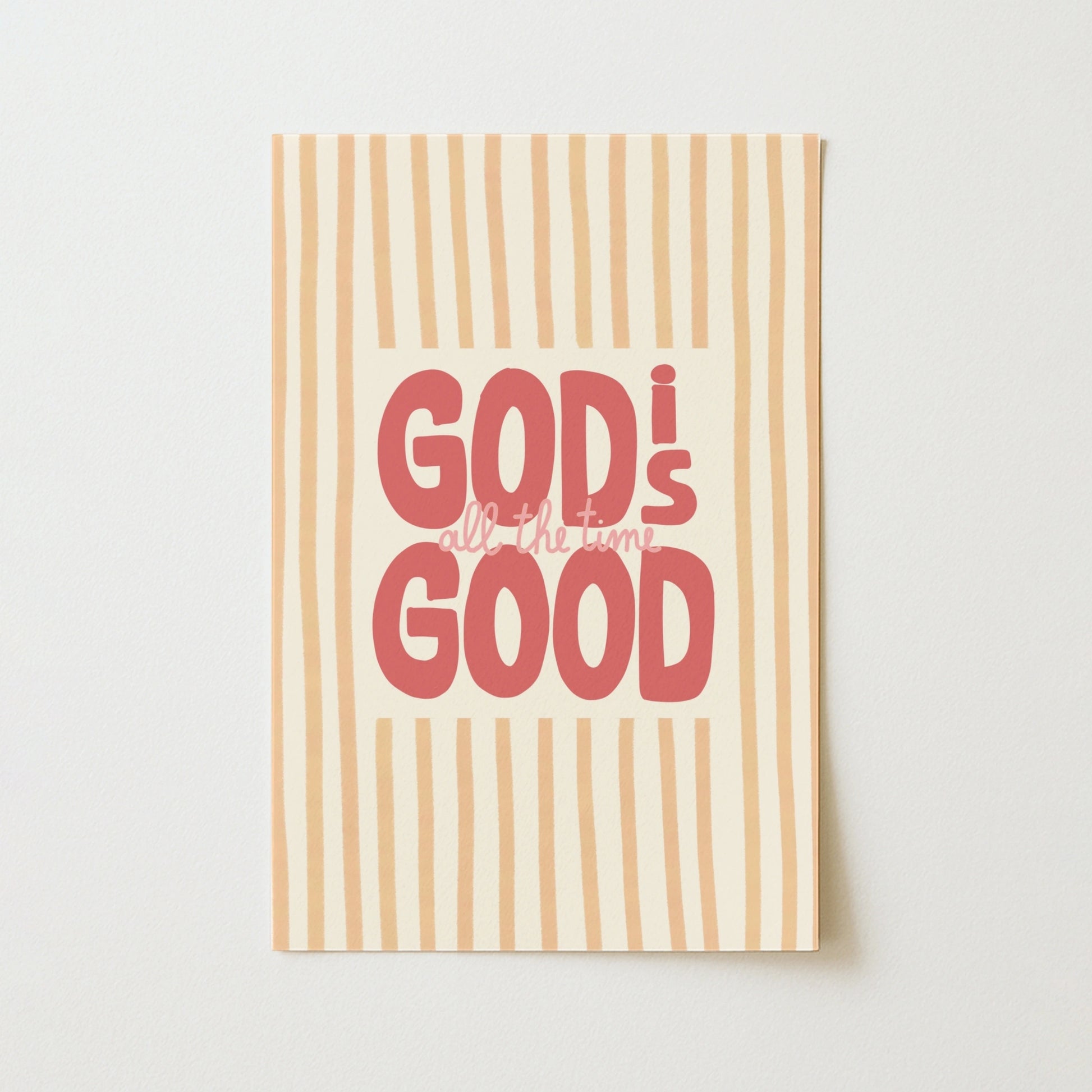 Impresión Inspiradora para el Hogar Cristiano, Decoración Cristiana para Pared