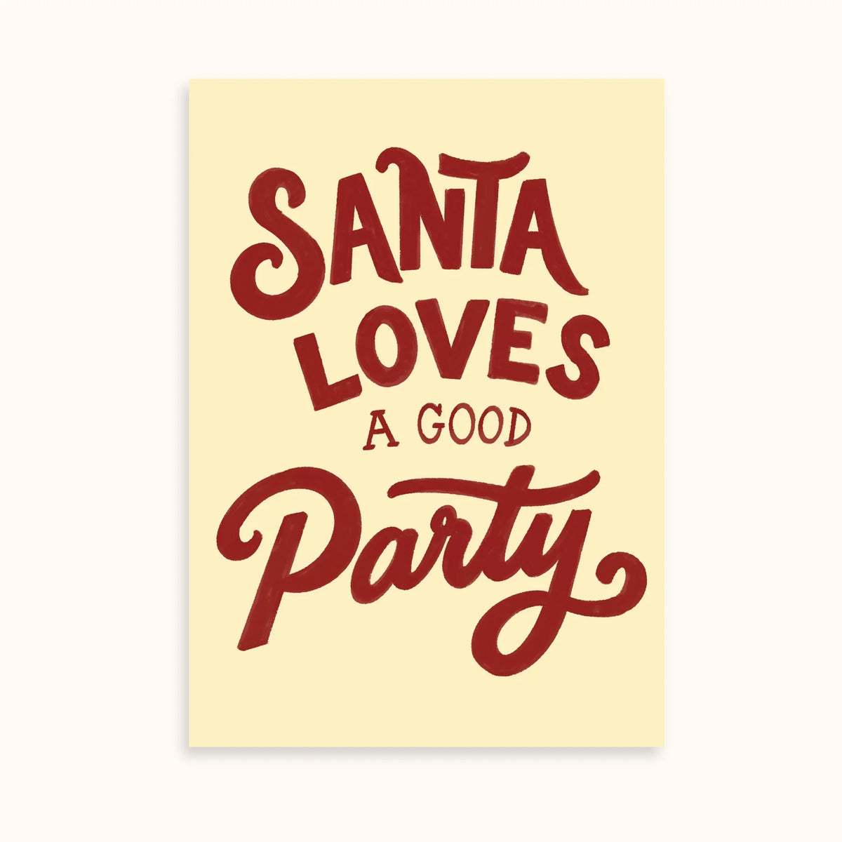 Fiesta de Navidad retro – Set de 3 pósters navideños