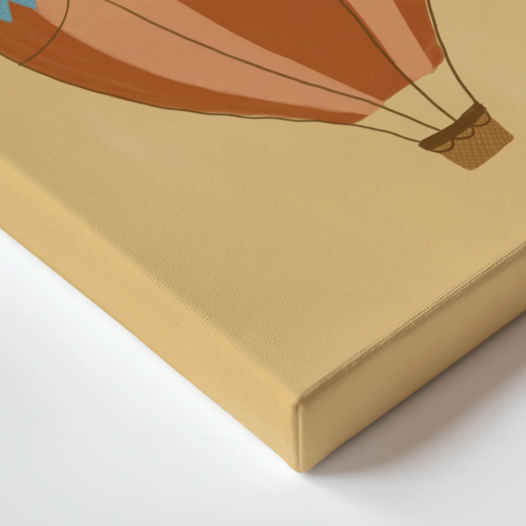 Vintage Hot Air Balloon Canvas Print