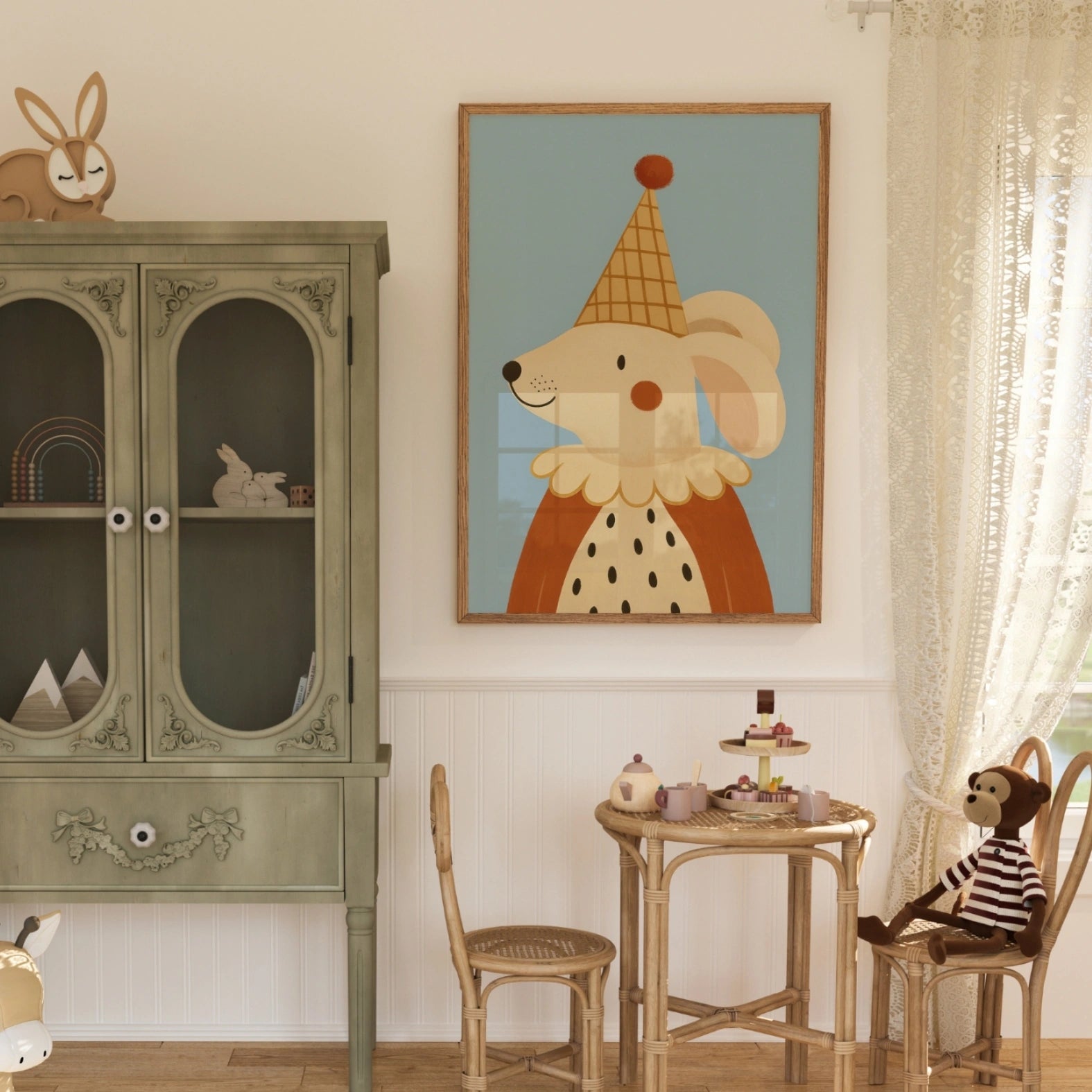 Cute Animal Wall Art for Kids