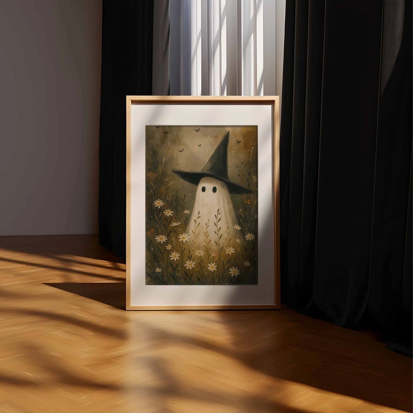 Cottagecore Ghost Witch Print – Halloween