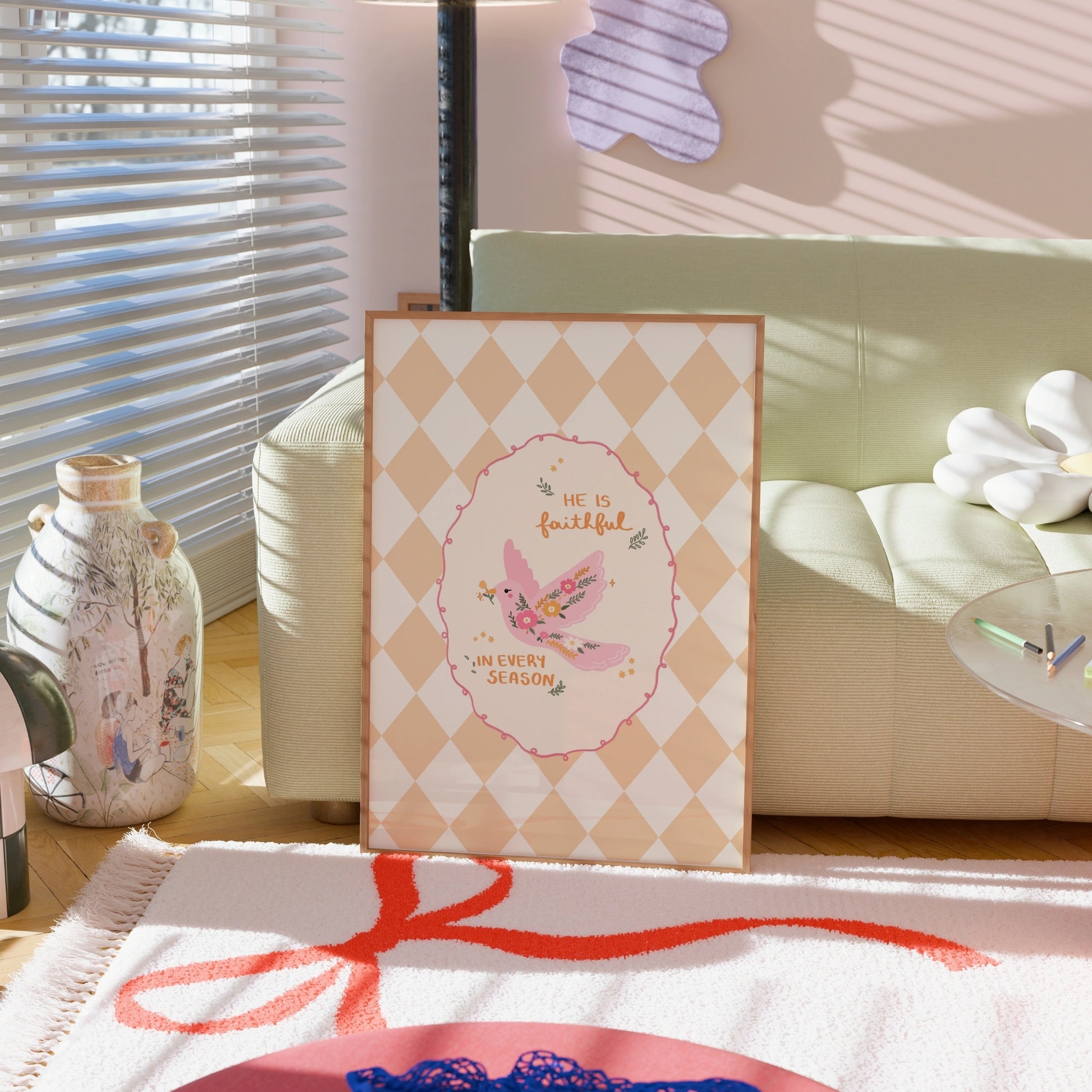 Décoration printanière de la foi