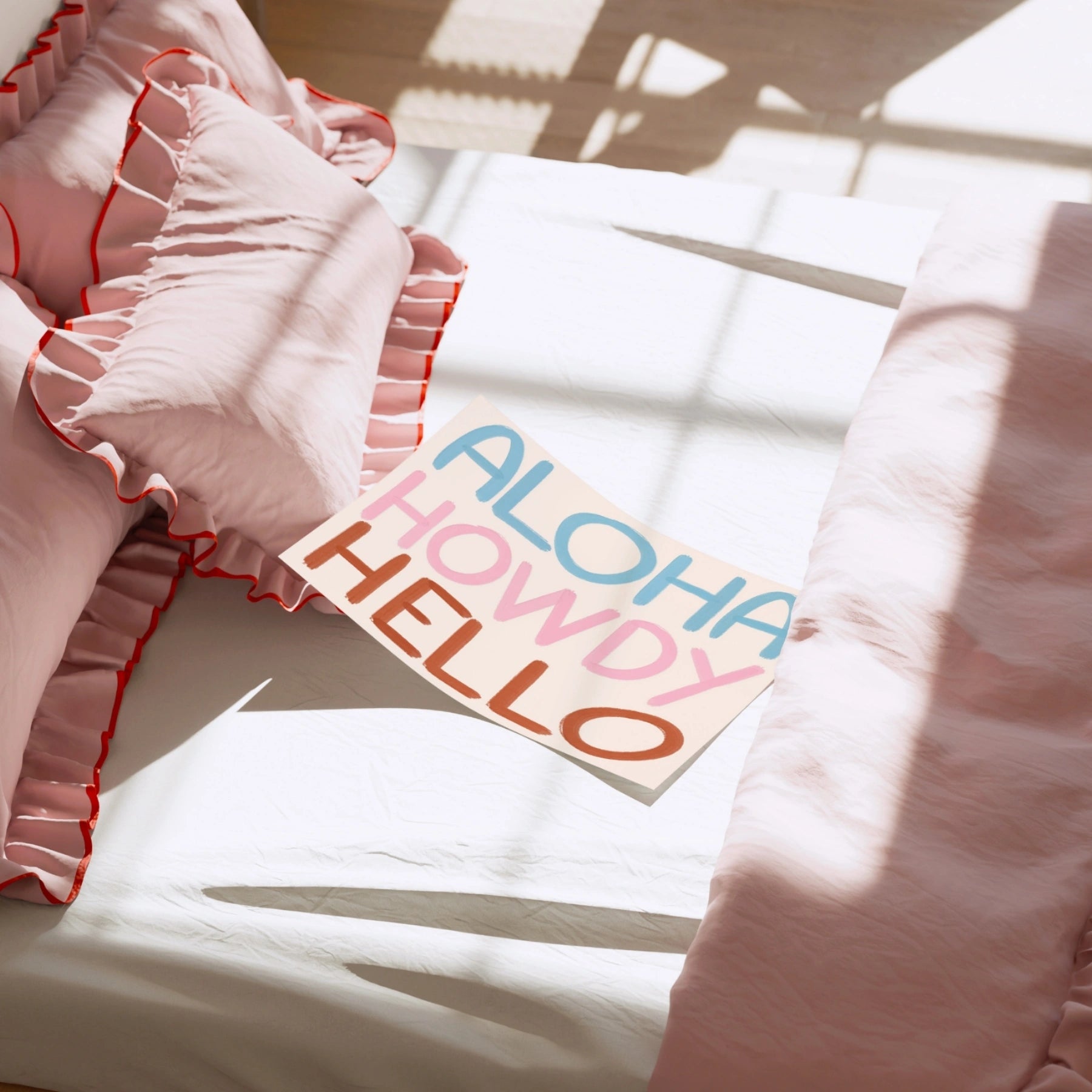 Aloha Howdy Hello Wall Art