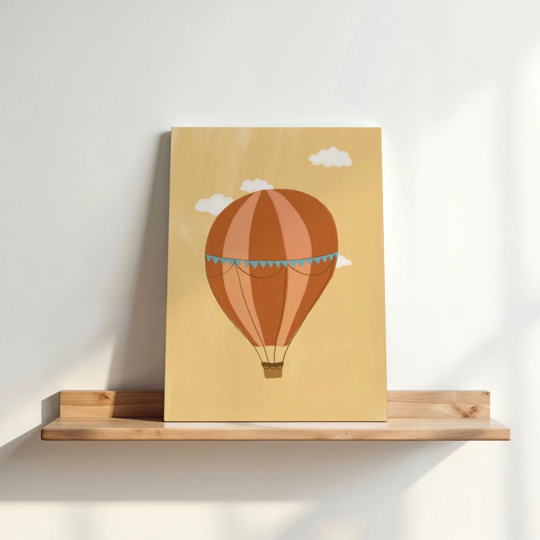 Vintage Hot Air Balloon Canvas Print