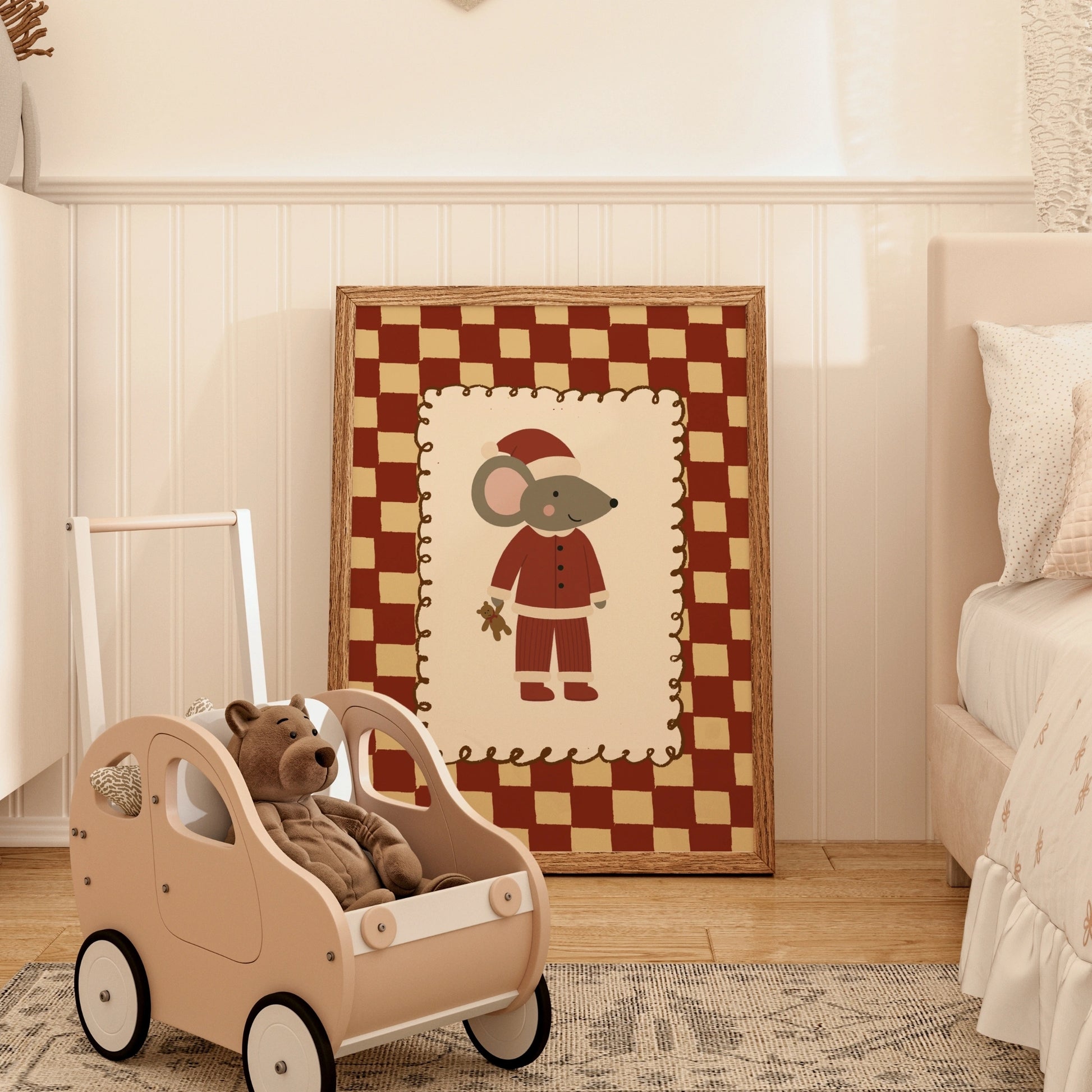 Christmas Mouse Wall Art