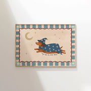 Wizard Dachshund – Nursery & kids wall art