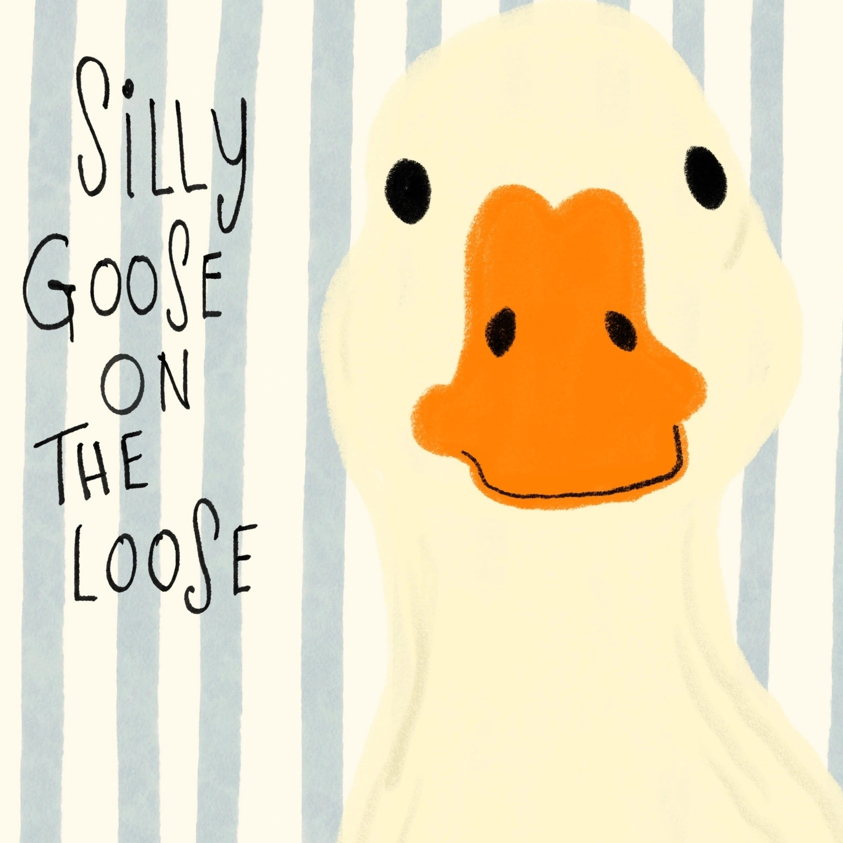 Stampa per bambini Silly Goose