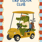 Alligator Golf – Poster per bambini