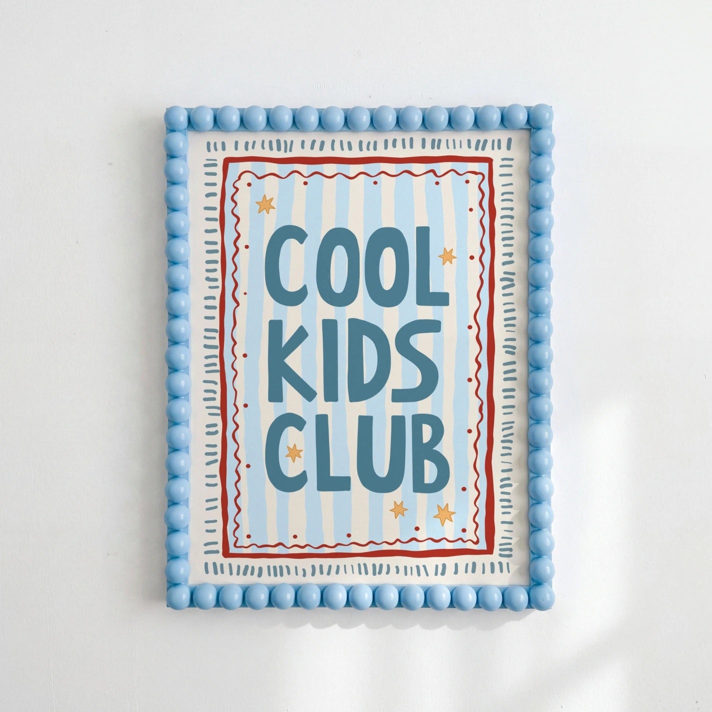 Cool Kids Club Nursery Print, Kids Sports Wall Art