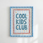 Cool Kids Club Blue – Nursery & Kids Wall Art