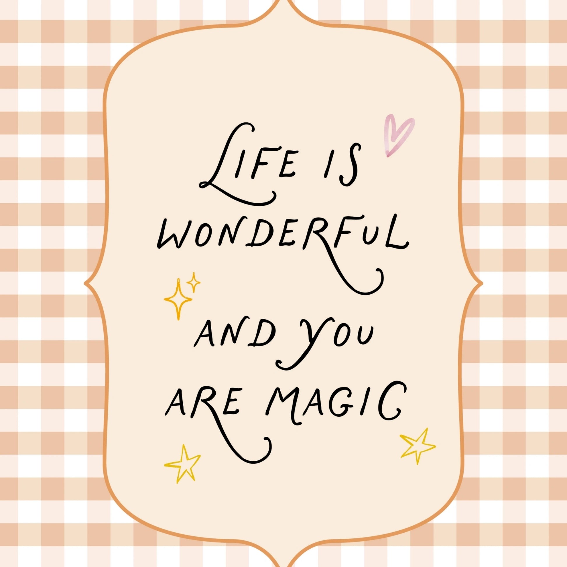 Affiche citation inspirante
