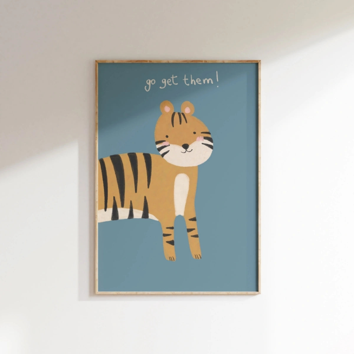 Poster motivazionale "Go Get Them", Decorazione per la cameretta dei bambini
