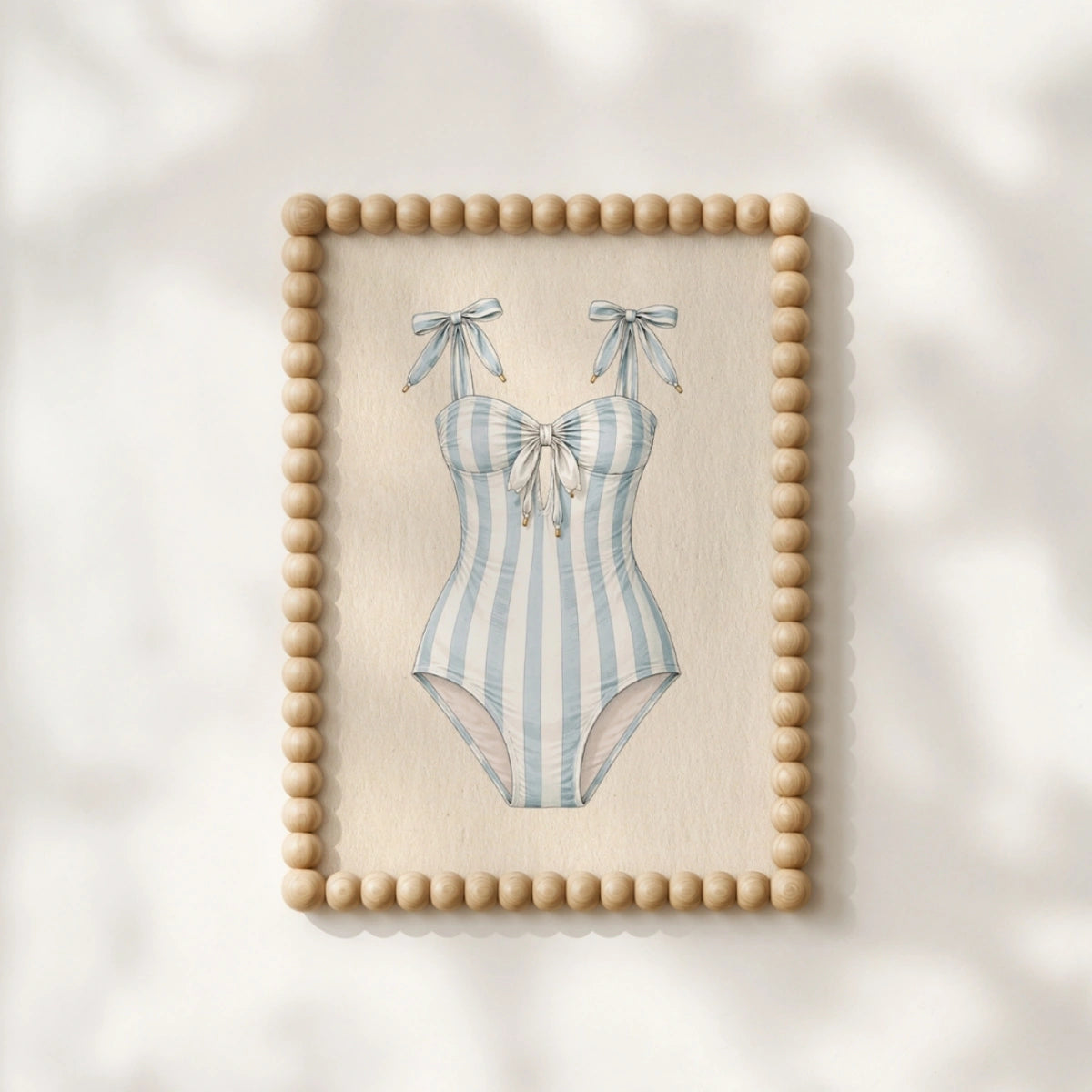 Swimsuit Wall Art, Coastal Wall Decor