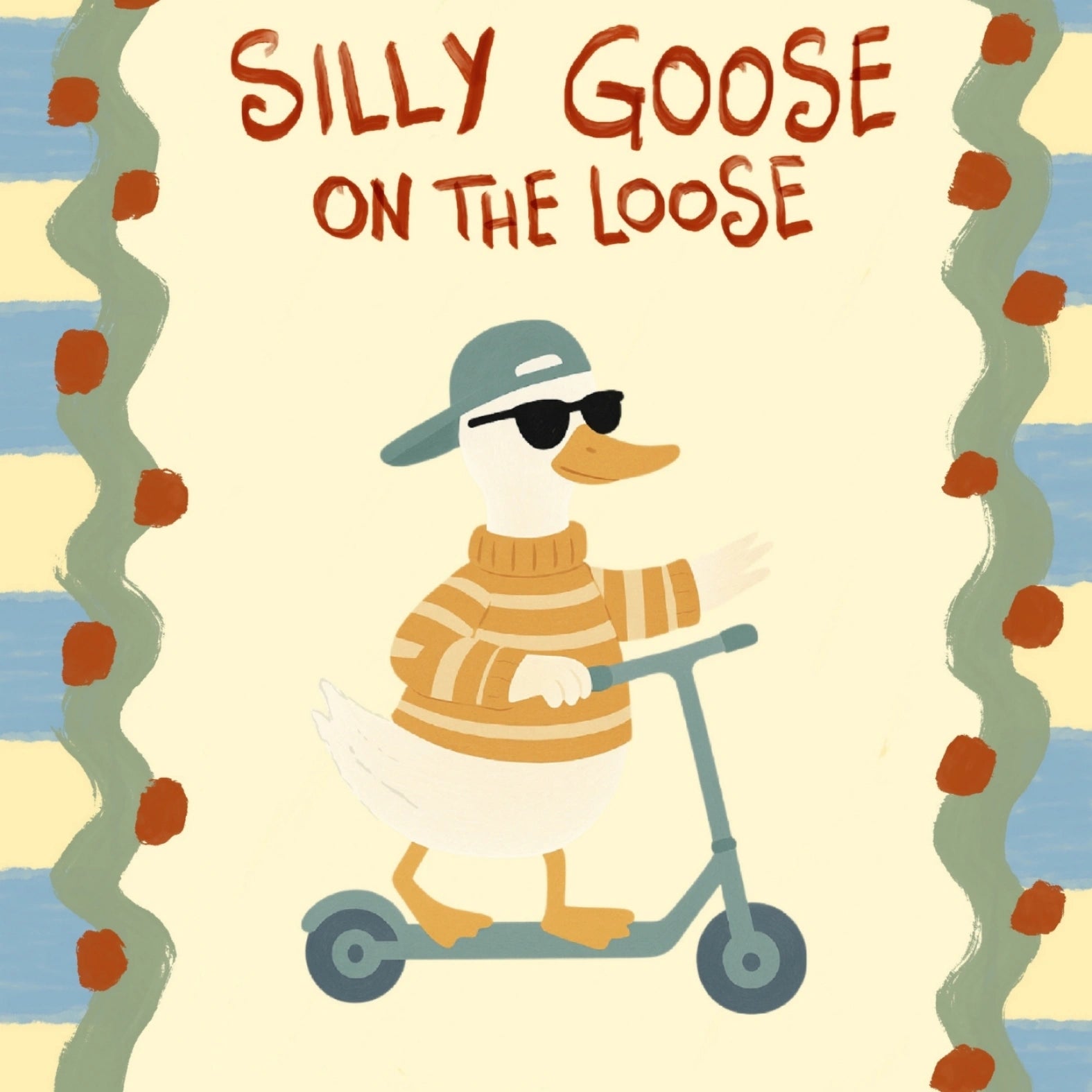 Silly Goose Nursery Print