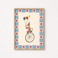 Circus Dog Nursery Print